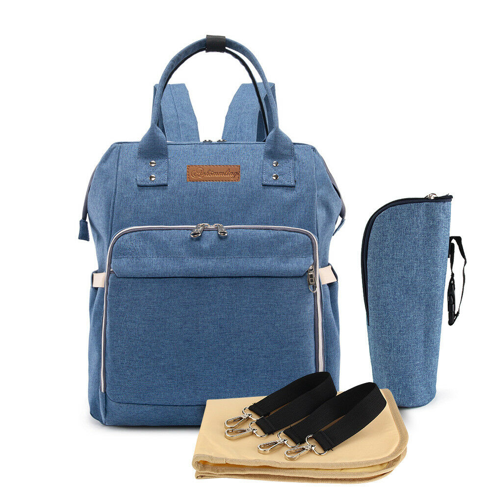 Baby Diaper Bag Backpack for Women with Changing Pad Travel 