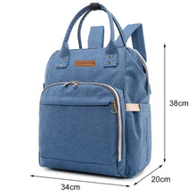Load image into Gallery viewer, Baby Diaper Bag Backpack for Women with Changing Pad Travel 