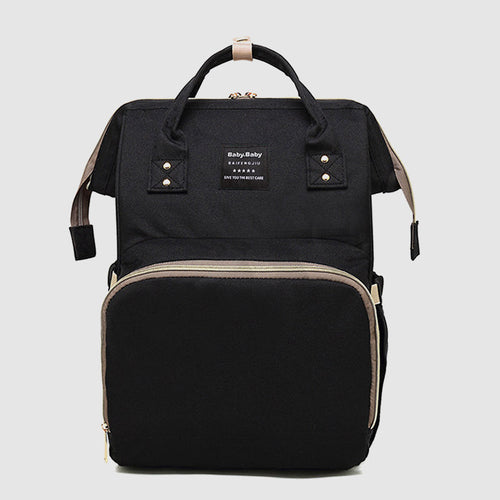 Nappy/Diaper Backpack Bag - Black