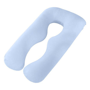 Pregnancy Pillow- U Shaped - Blue