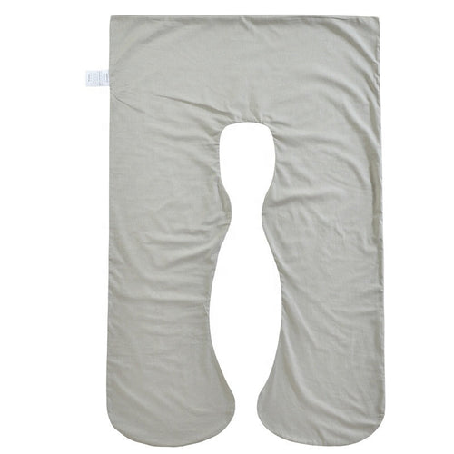Pregnancy Pillow U Shaped Pillowcase- Grey
